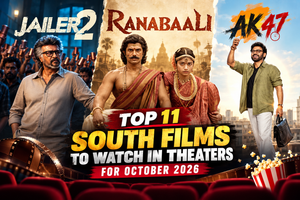 Top 11 South Films to Watch in Theaters for October 2026: Rajinikanth’s Jailer 2 to AK 47, Vijay Deverakonda’s Ranabaali